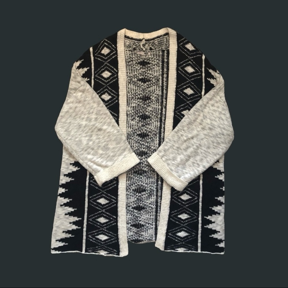 Aztec Print Cardigan